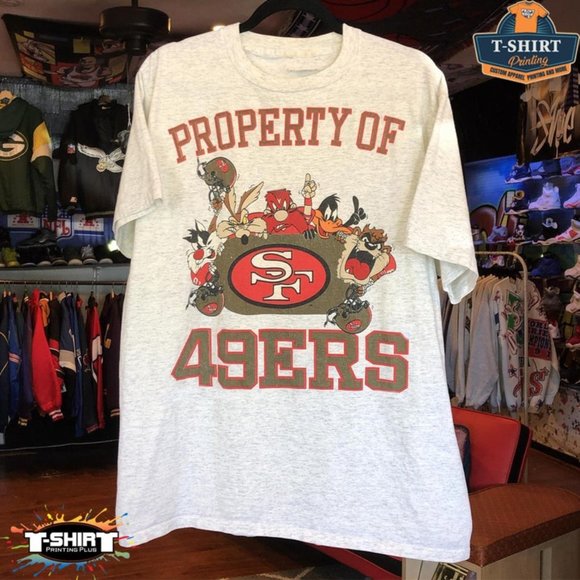 Gildan Other - Vintage NFL San Francisco 49ers Looney Tunes T-Shirt, San Francisco 49ers Shirt,